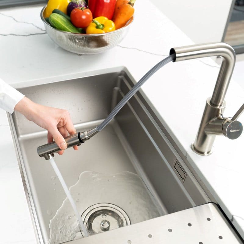 Vòi rửa bát Konox KN7644Su