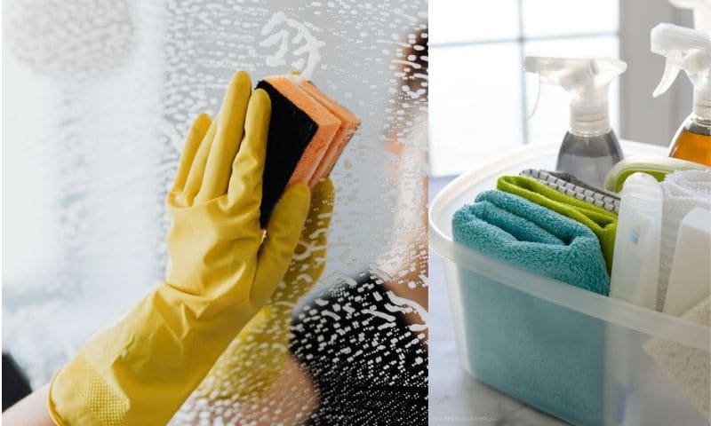 Dọn dẹp phòng tắm