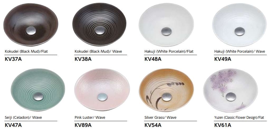 Các mẫu lavabo Nhật Bản KVK