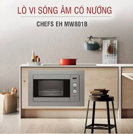 Lò vi sóng có nướng Chefs tại Luxbath 