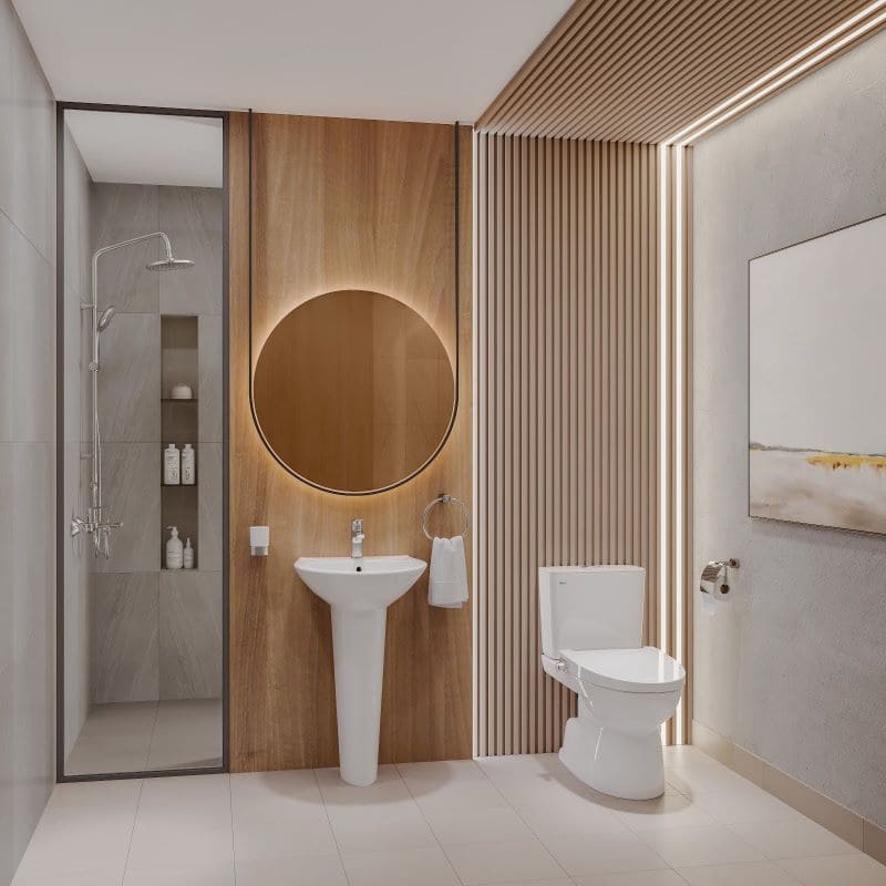 Phù hợp với phong cách nội thất phòng tắm