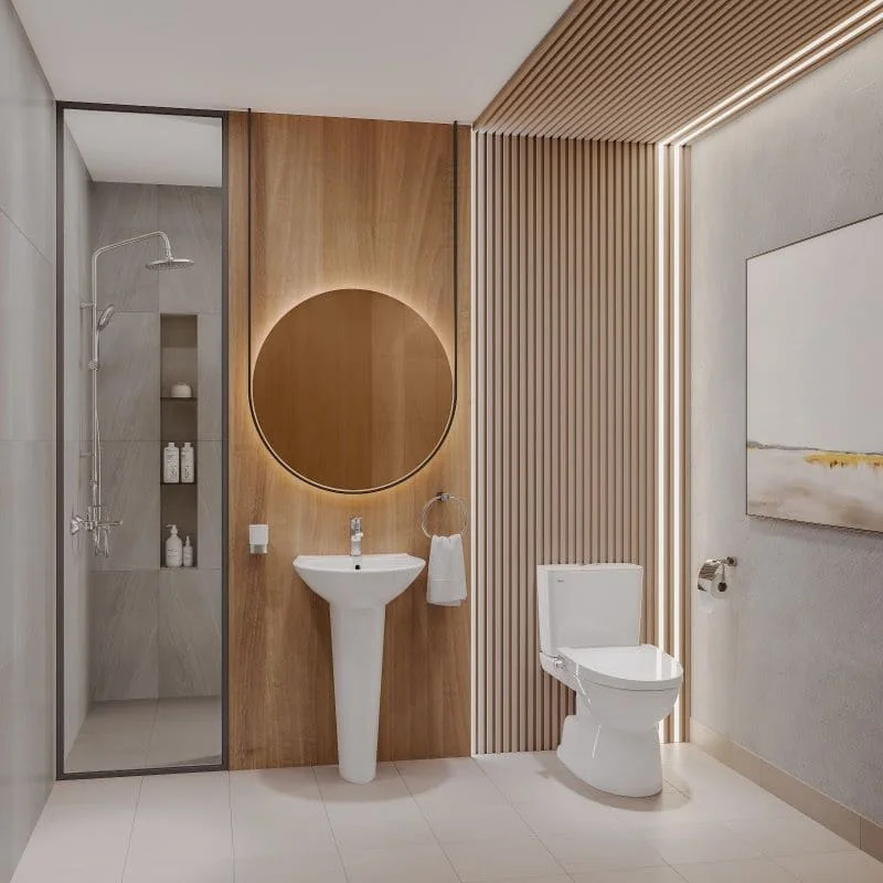 Phù hợp với phong cách nội thất phòng tắm