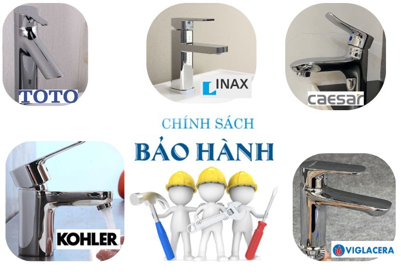 Lựa chọn vòi chậu có chế độ bảo hành và thương hiệu