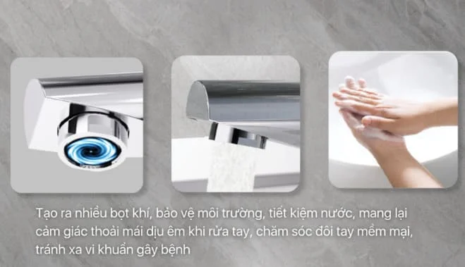 Lựa chọn vòi chậu có tính năng thông minh 