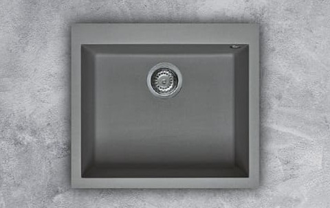 Chậu Rửa Chén Đá 2 hố 1 bàn Malloca NERO G 50040