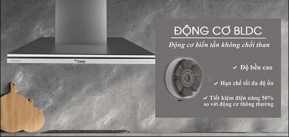 Máy hút mùi canzy