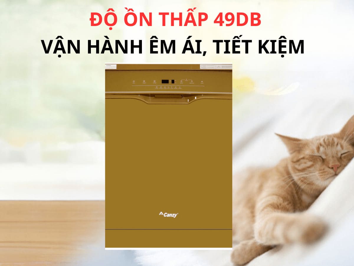 Máy rửa bát Canzy CZ-P1036R động cơ êm ái