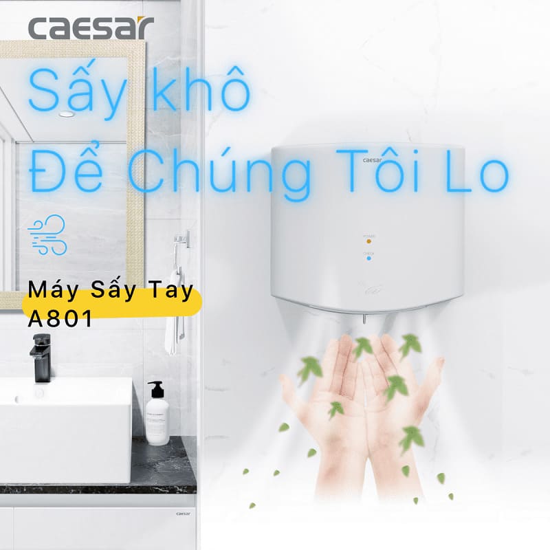 Máy sấy tay Caesar 801