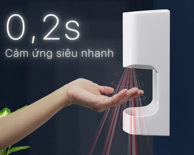 Máy sấy tay cảm ứng siêu nhanh