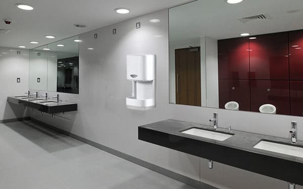 Máy sấy tay nhà vệ sinh lựa chọn phù hợp với không gian