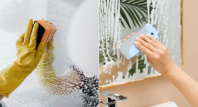 Mẹo bảo quản gương nhà tắm luôn sáng bóng