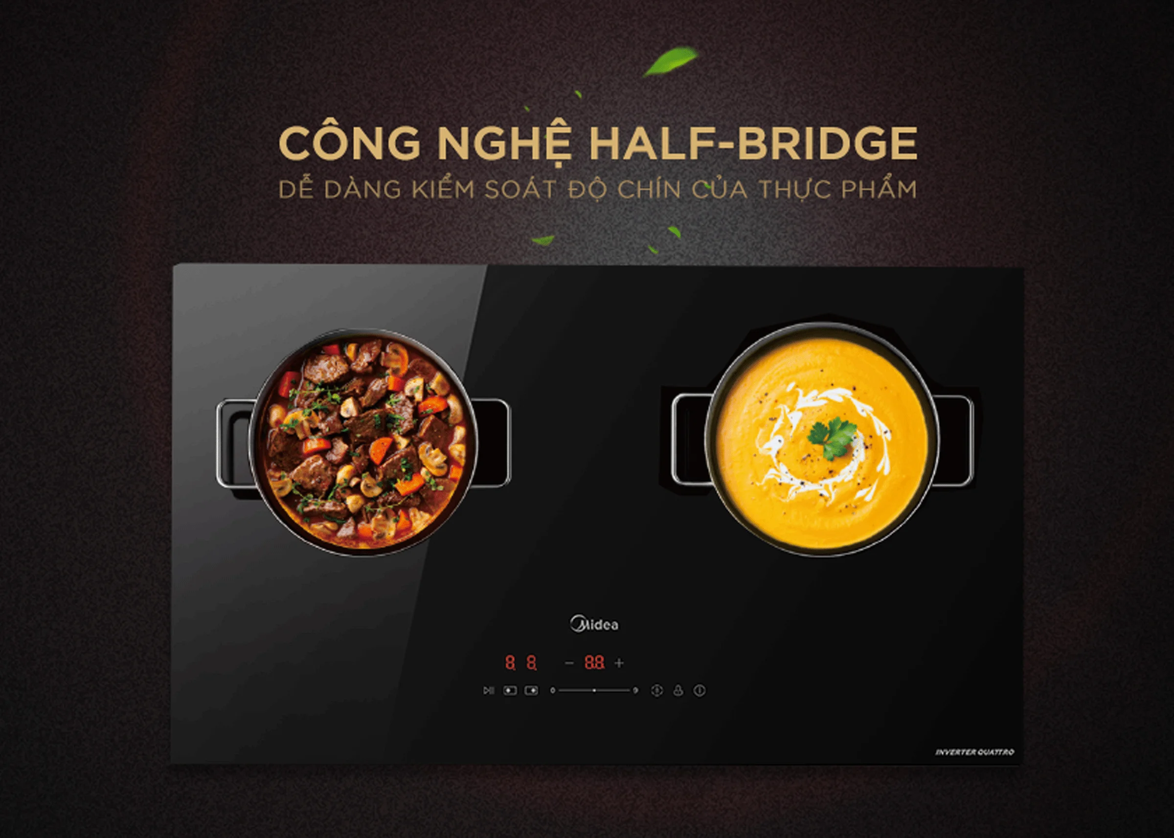 Bếp điện từ midea