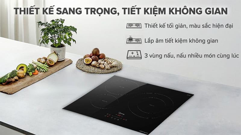 Bếp điện từ Midea