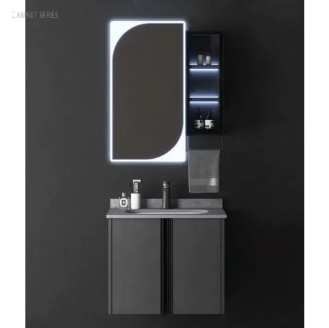 Bộ tủ chậu cao cấp đèn Led Mowoen MW6602-80