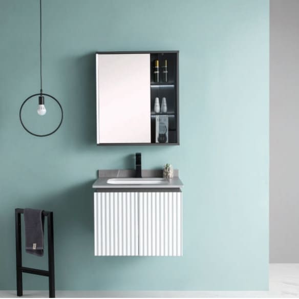 Bộ tủ chậu cao cấp đèn Led Mowoen MW6620-60