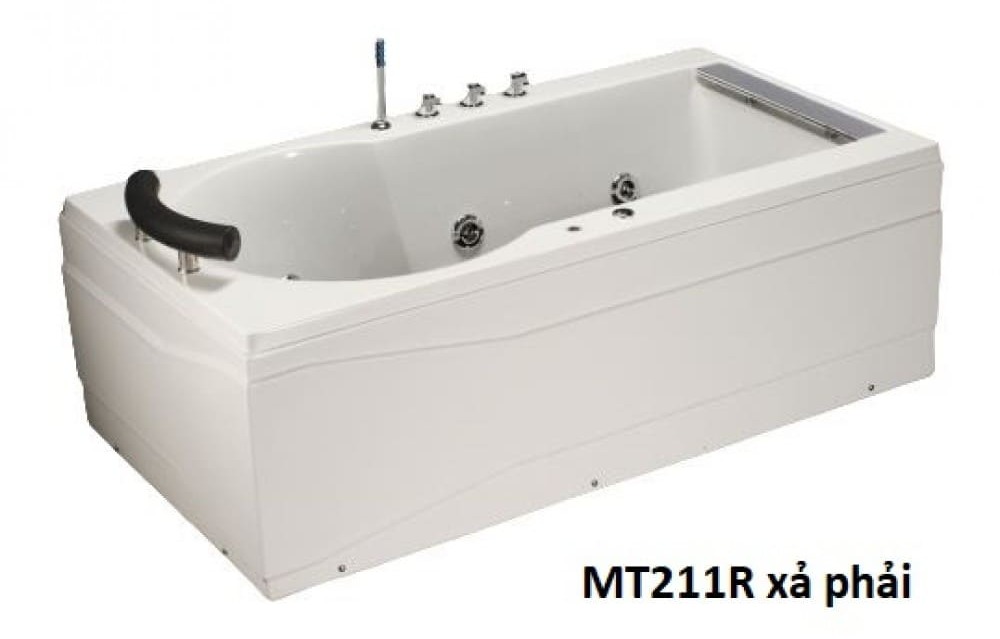 Bồn Tắm Massage 1.5M Chân Yếm Caesar MT0150L/R