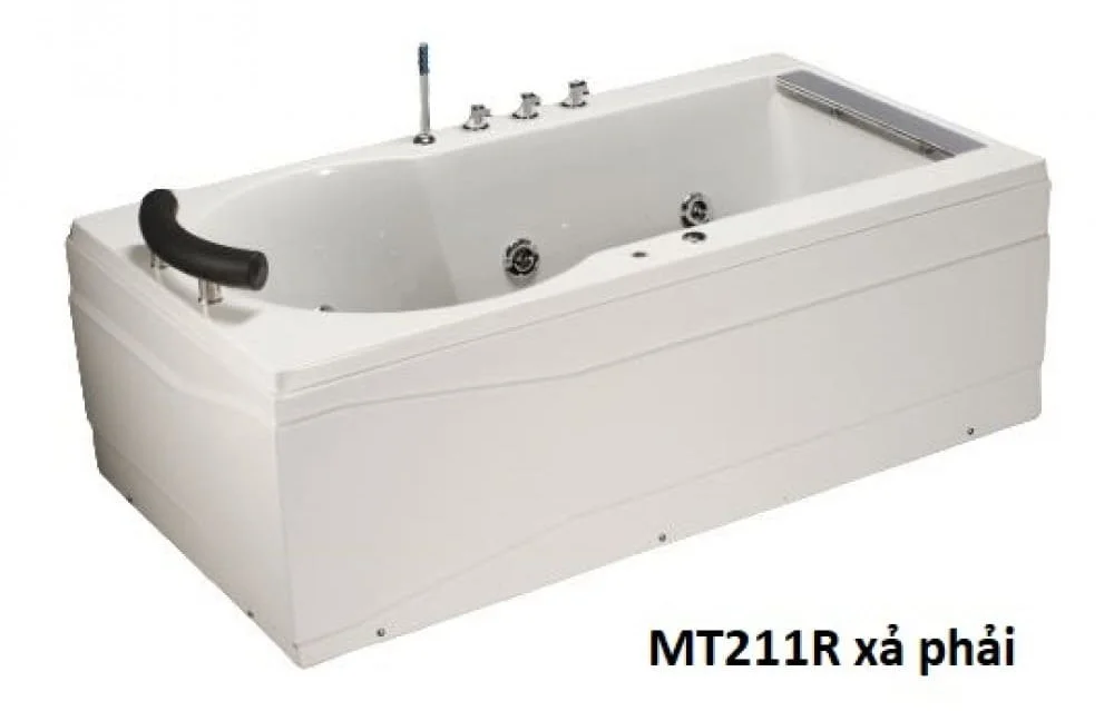 Bồn Tắm Massage 1.5M Chân Yếm Caesar MT0150L/R