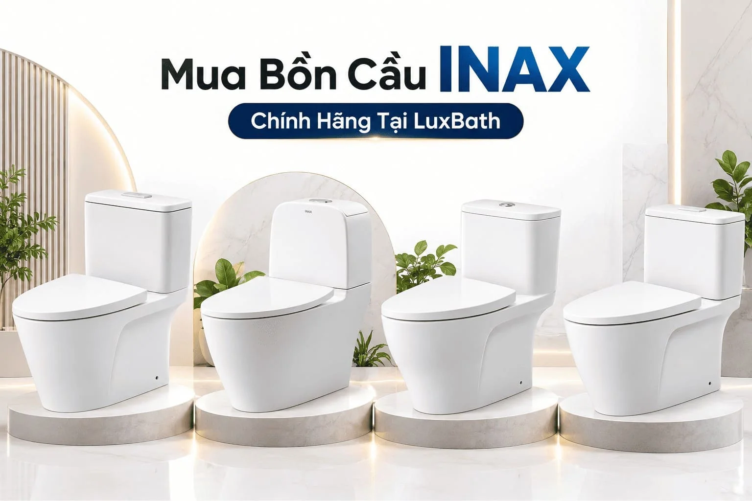Mua Bồn Cầu INAX Chính Hãng Tại LuxBath