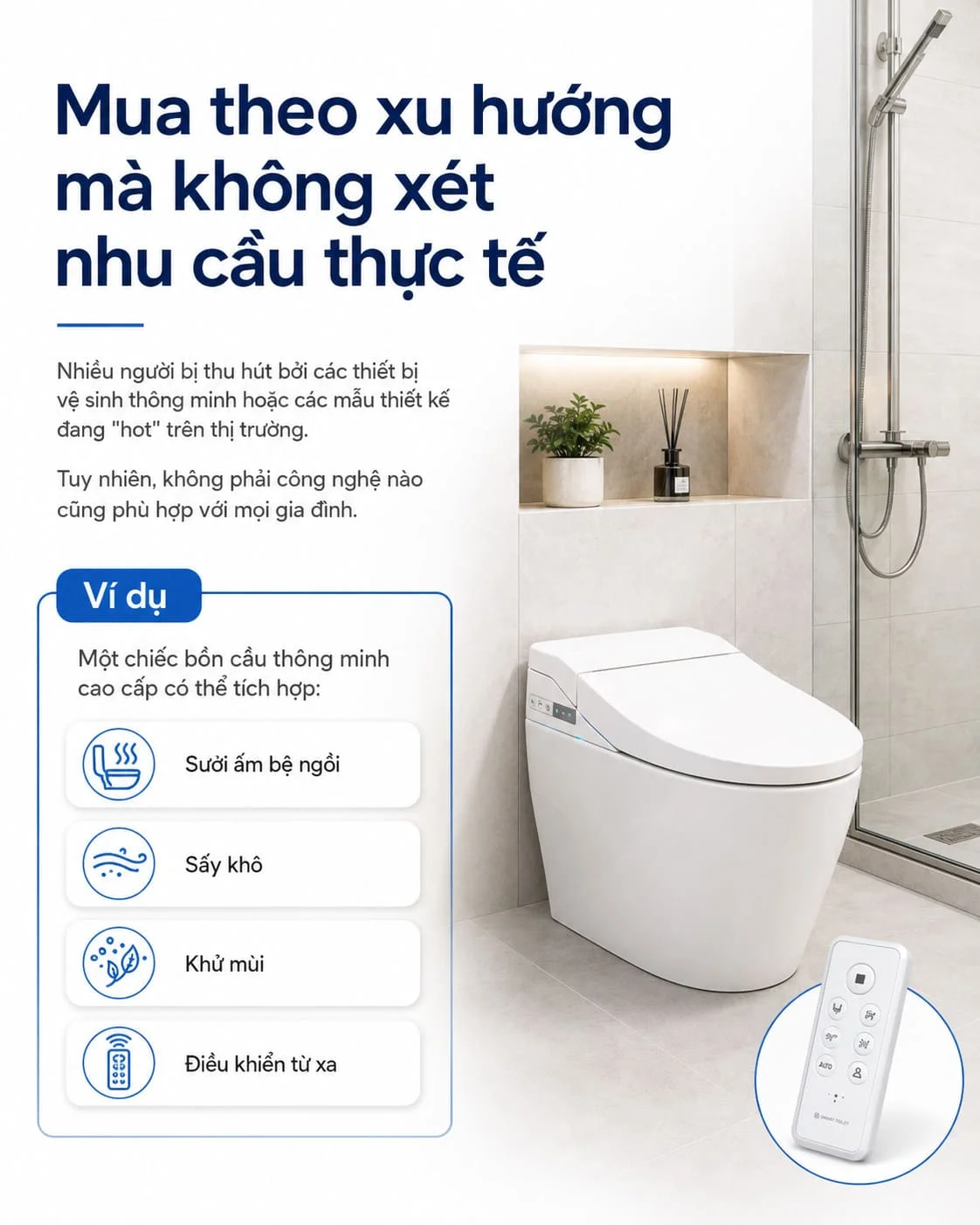 Mua theo xu hướng mà không xét nhu cầu thực tế