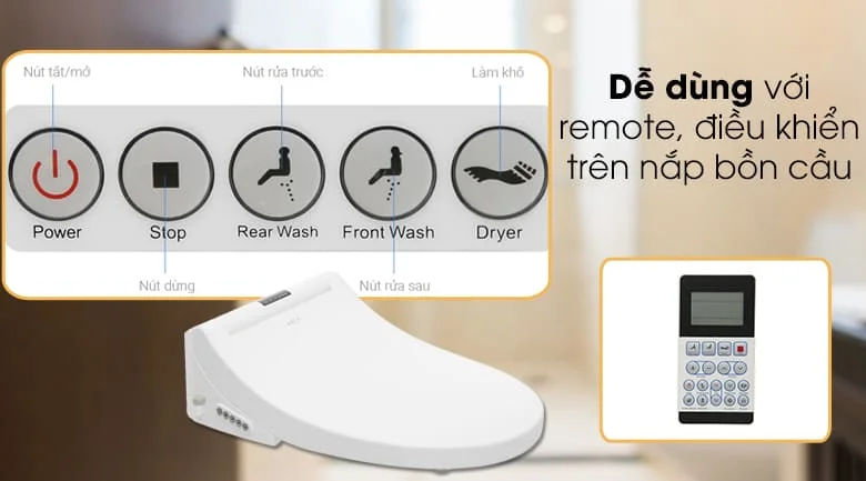 Nắp bồn cầu điện tử Arca KM-01-EN