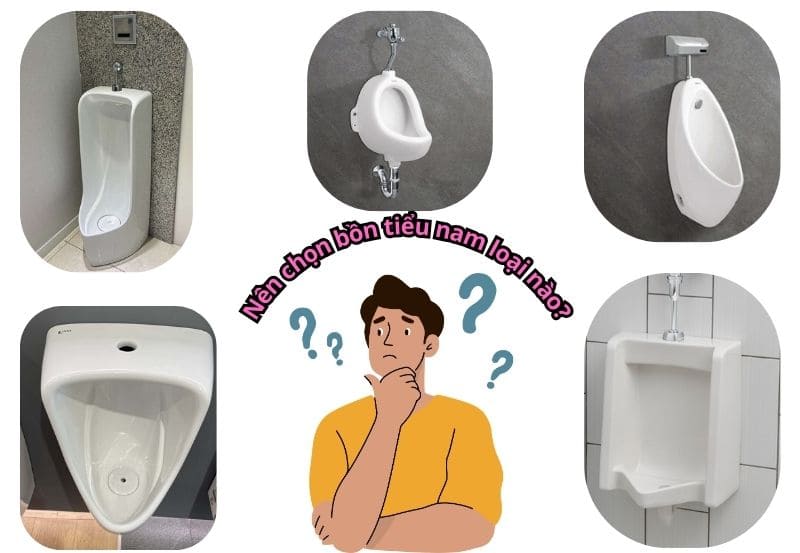 Nên chọn bồn tiểu nam loại nào?