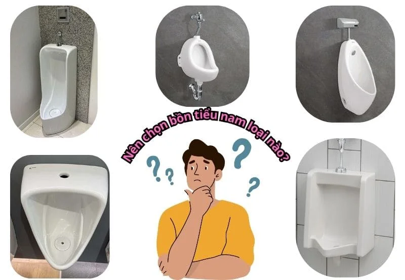 Nên chọn bồn tiểu nam loại nào?