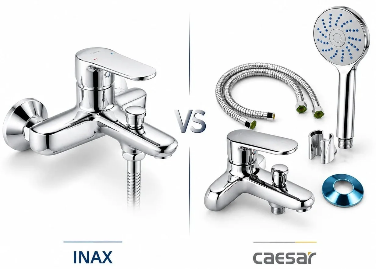Nên chọn sen tắm INAX hay Caesar?