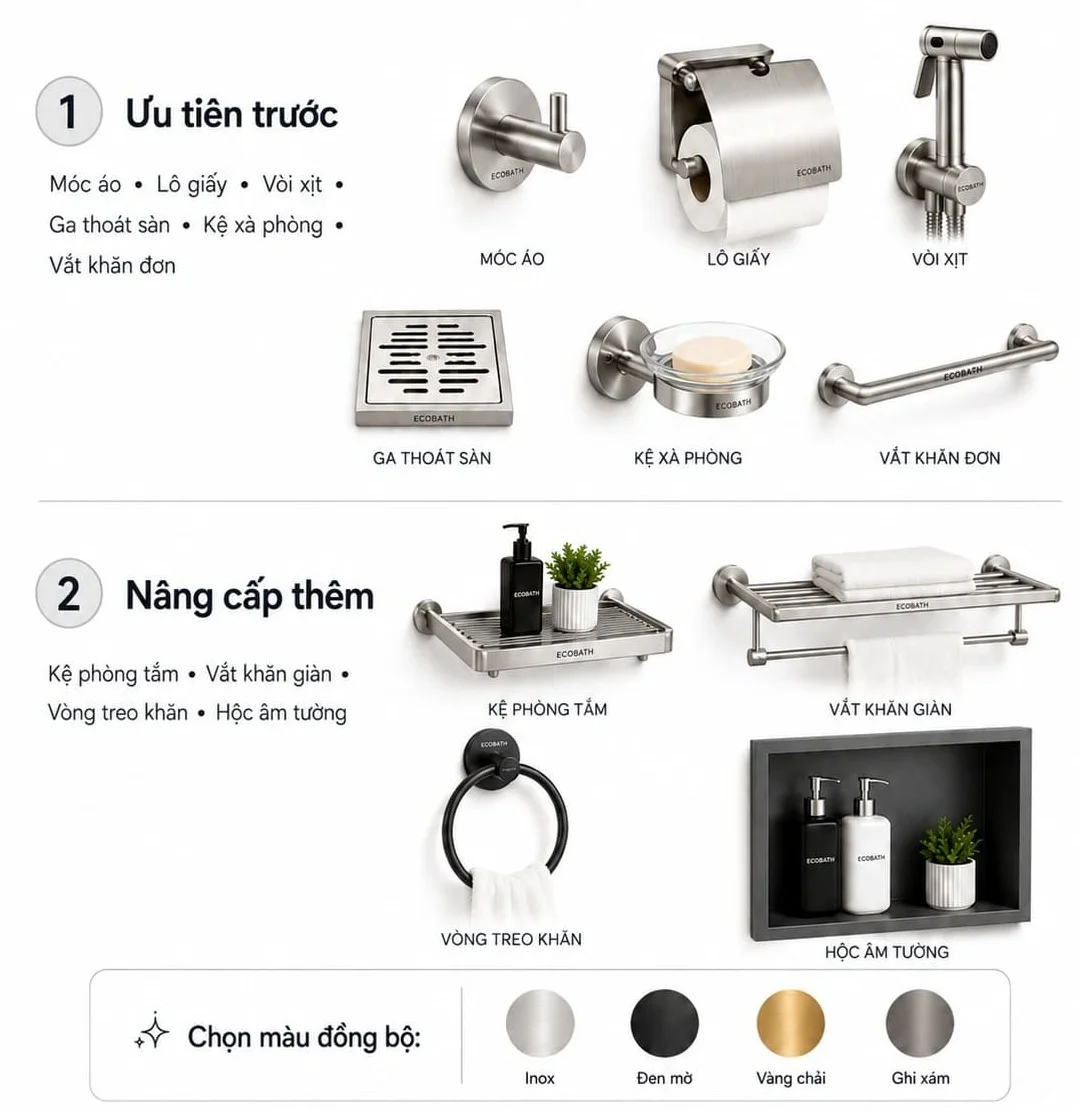 Nên mua phụ kiện Ecobath nào trước?
