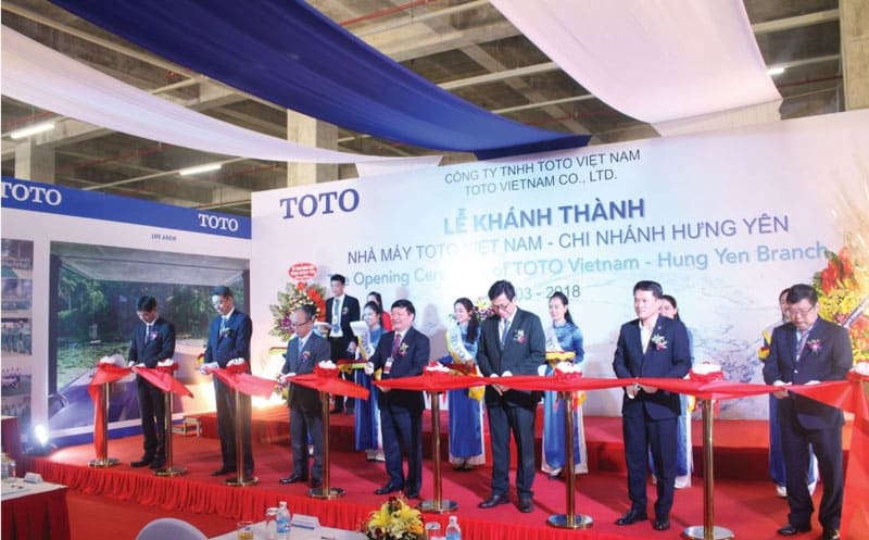 nhà máy sản xuất toto tại hưng yên việt nam