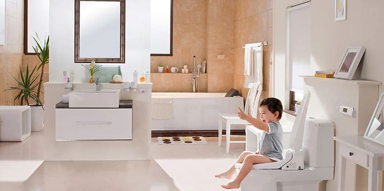 Nhà vệ sinh thông minh hiện đại