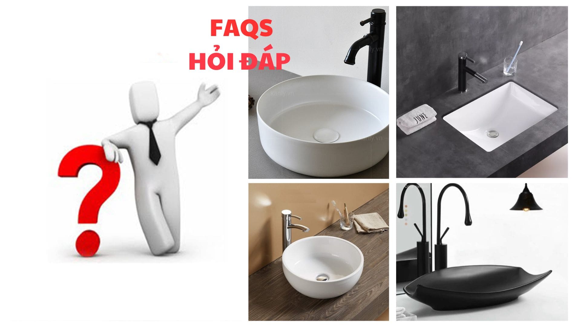 những câu hỏi thường gặp về chẩu rửa lavabo