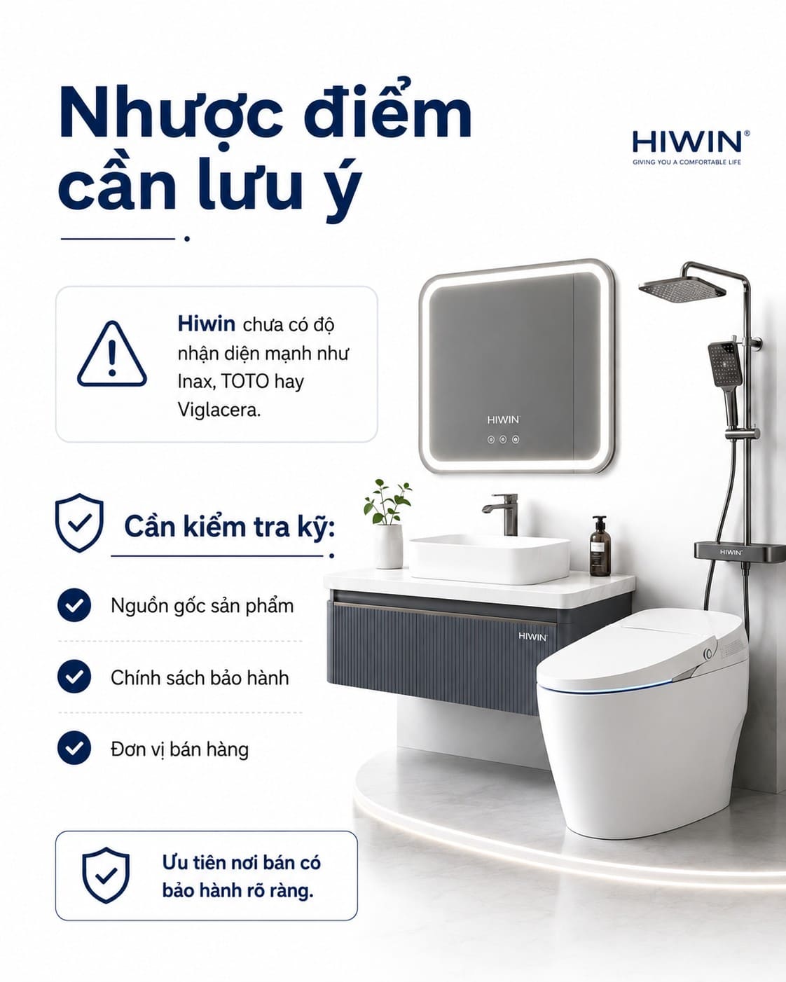 Nhược điểm cần lưu ý