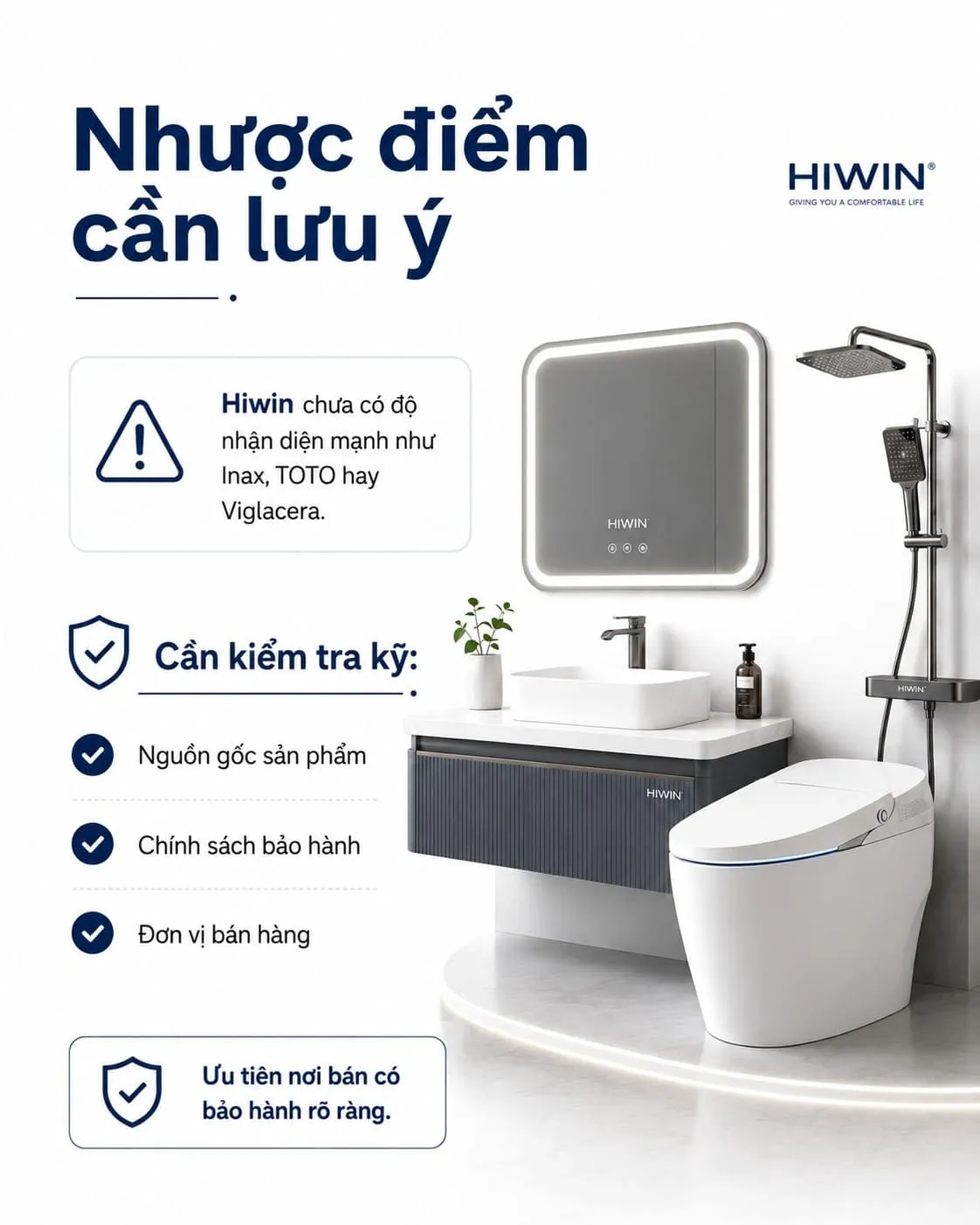 Nhược điểm cần lưu ý