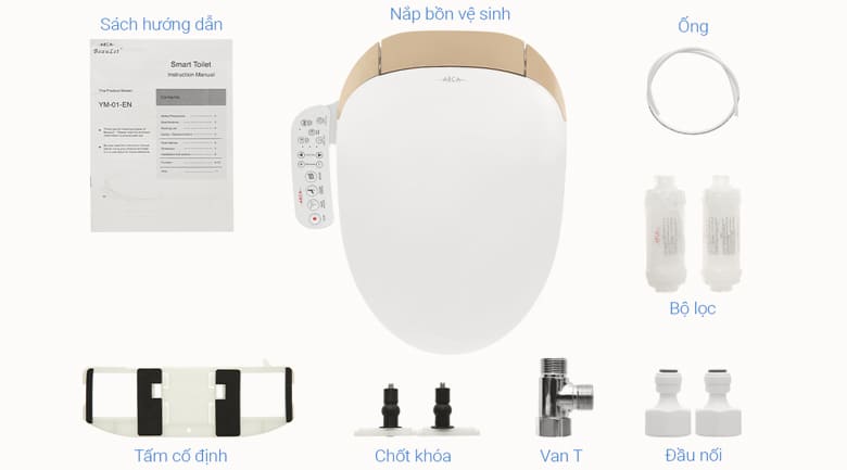 Nắp bồn cầu điện tử Arca YM-01-EN