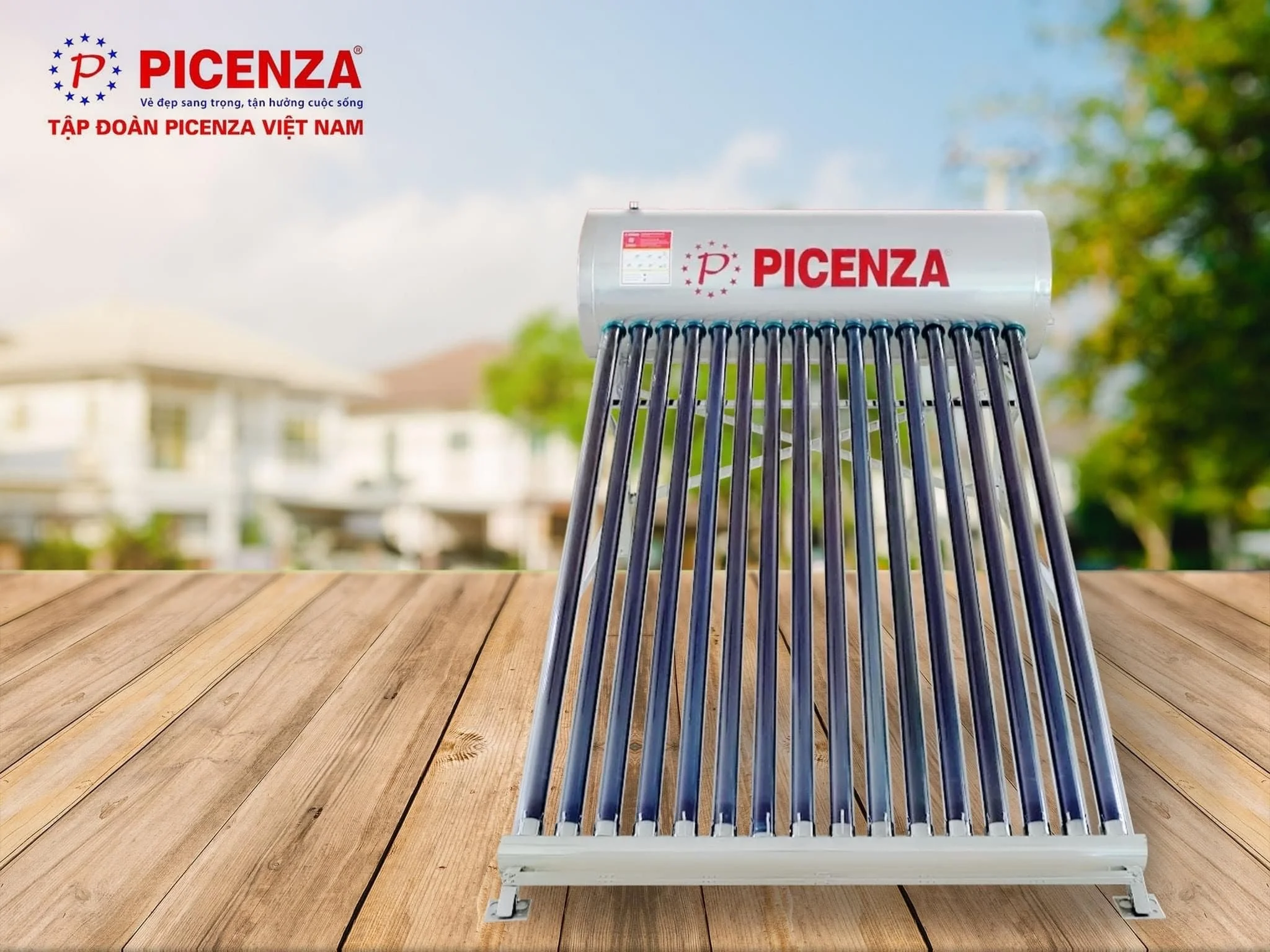 Picenza máy nước nóng năng lượng mặt trời