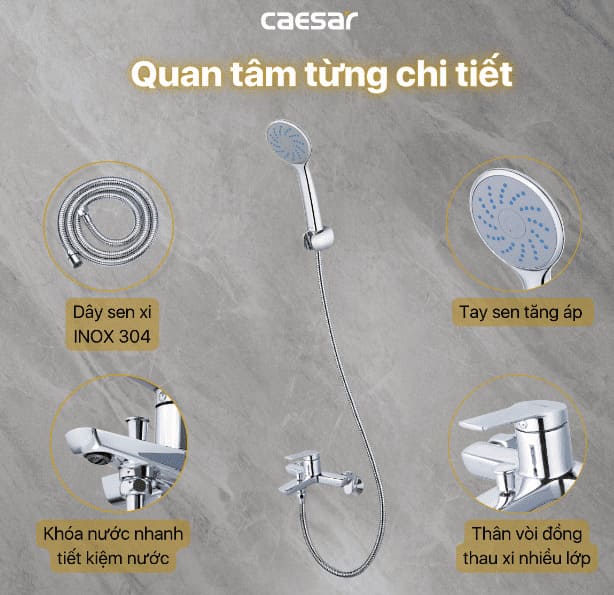 S203C sen tắm caesar 