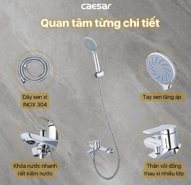S203C sen tắm caesar