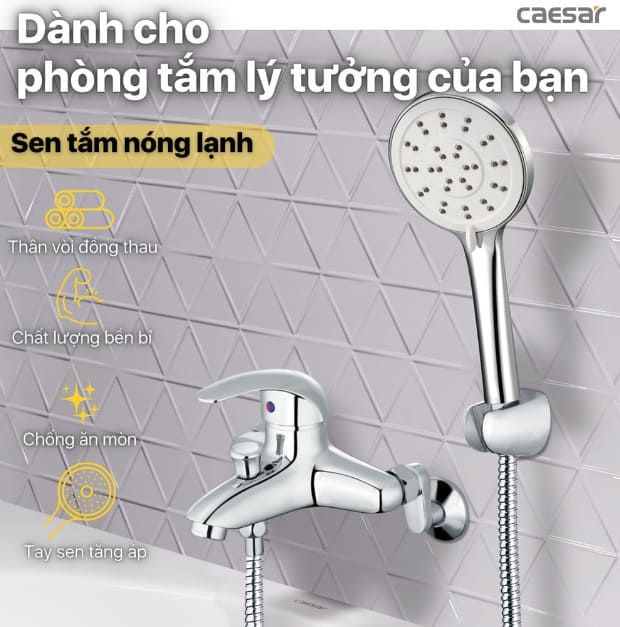 Sen tắm Caesra độ bền cao