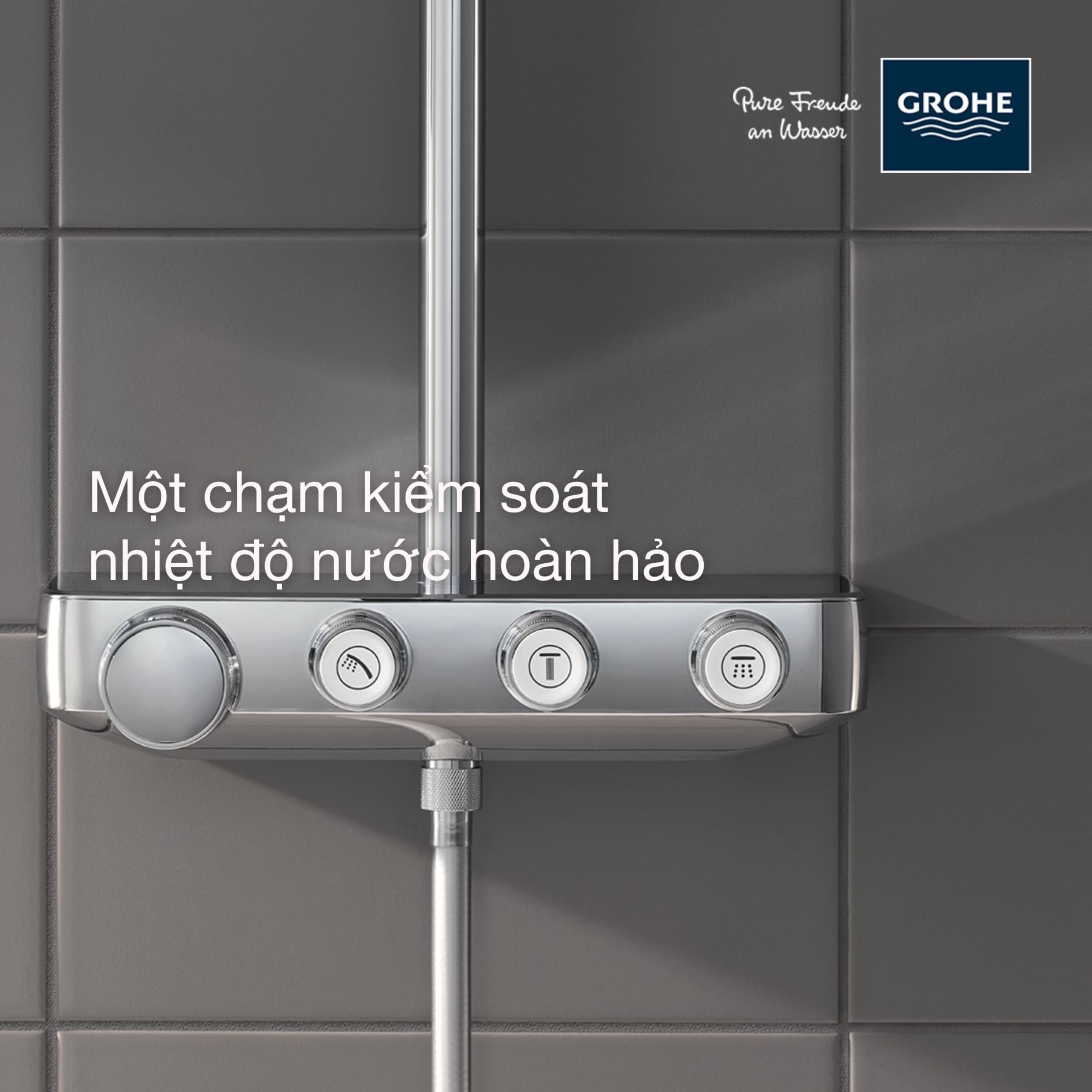 Sen tắm GROHE – Không chỉ là thiết bị, mà là trải nghiệm
