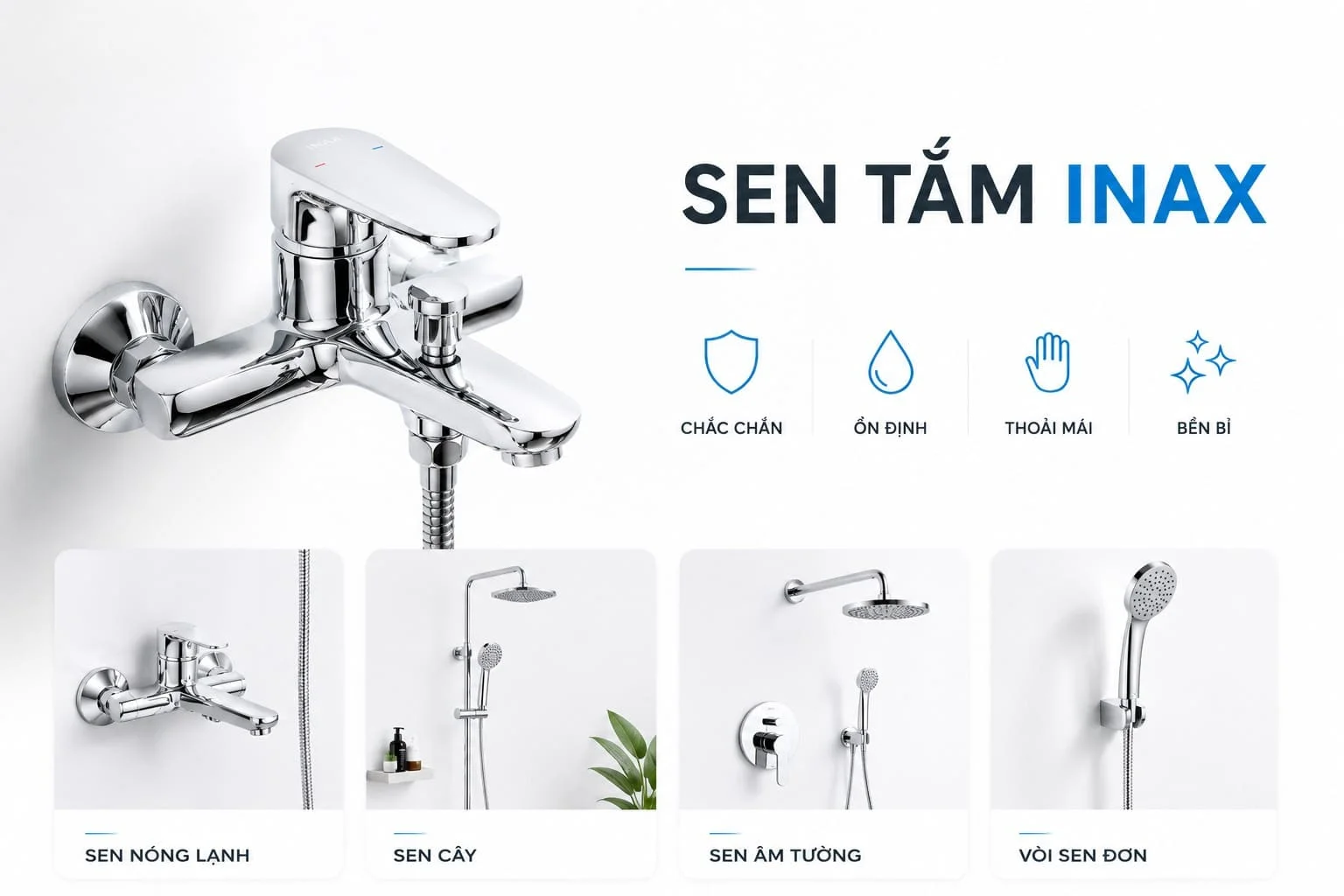 Sen tắm Inax – thư giãn sau mỗi ngày dài