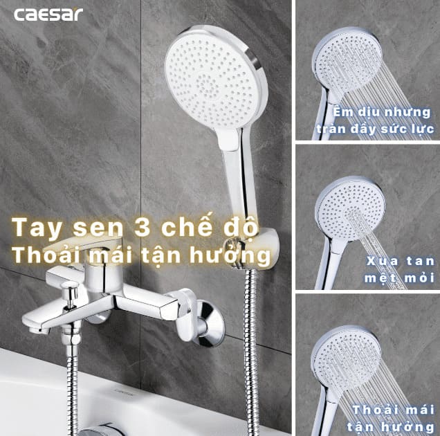 Sen tắm nóng lạnh Caesar S393C
