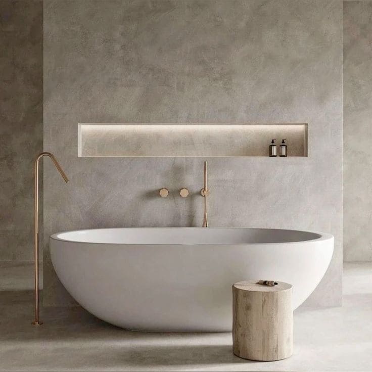 Phòng tắm tối giản