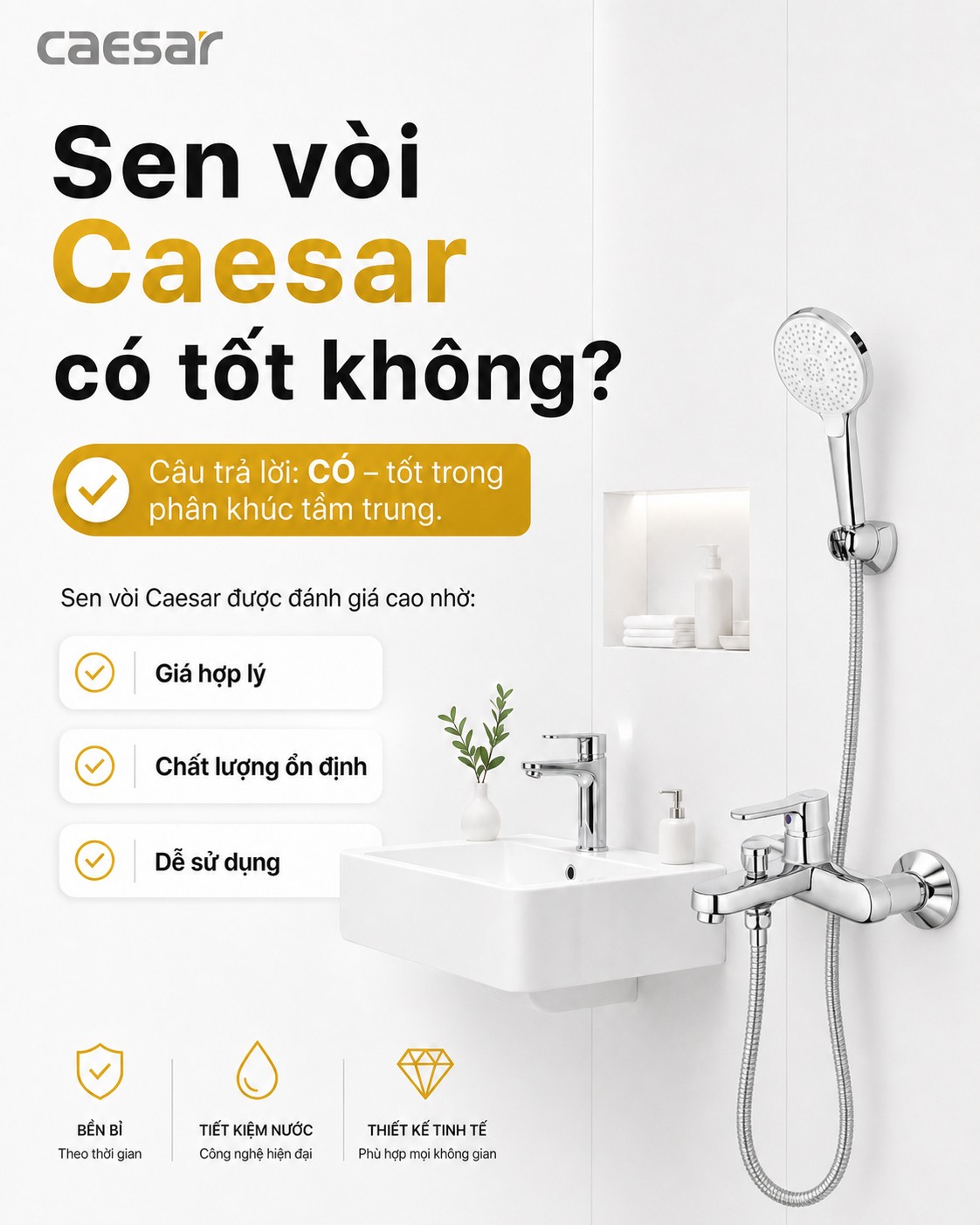 Sen vòi Caesar có tốt không?