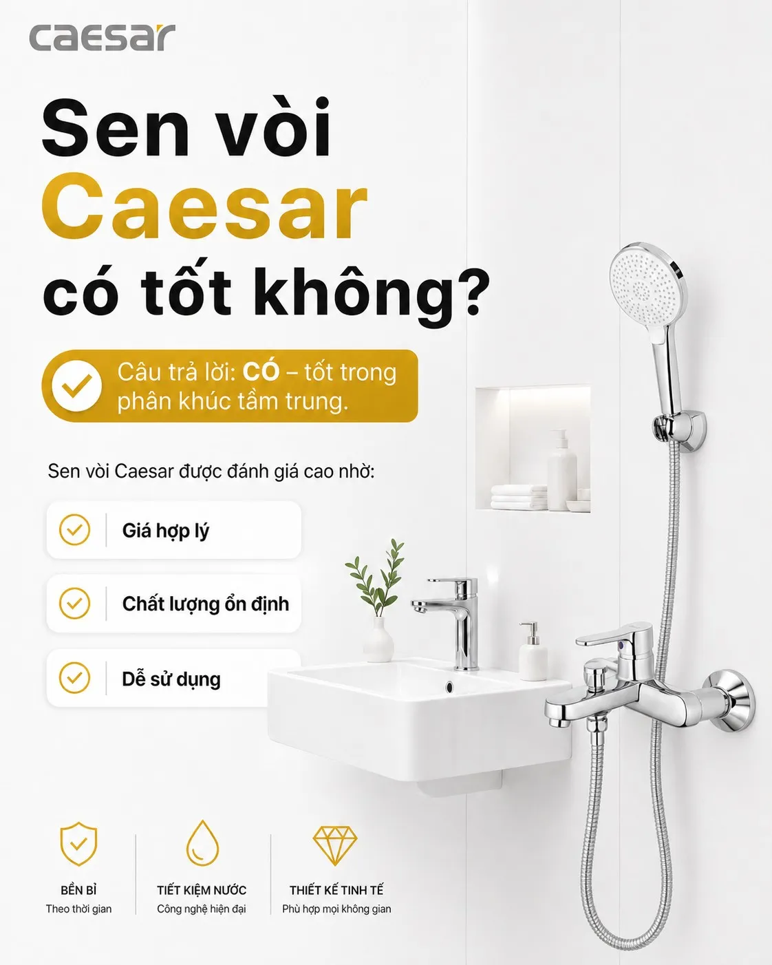 Sen vòi Caesar có tốt không?