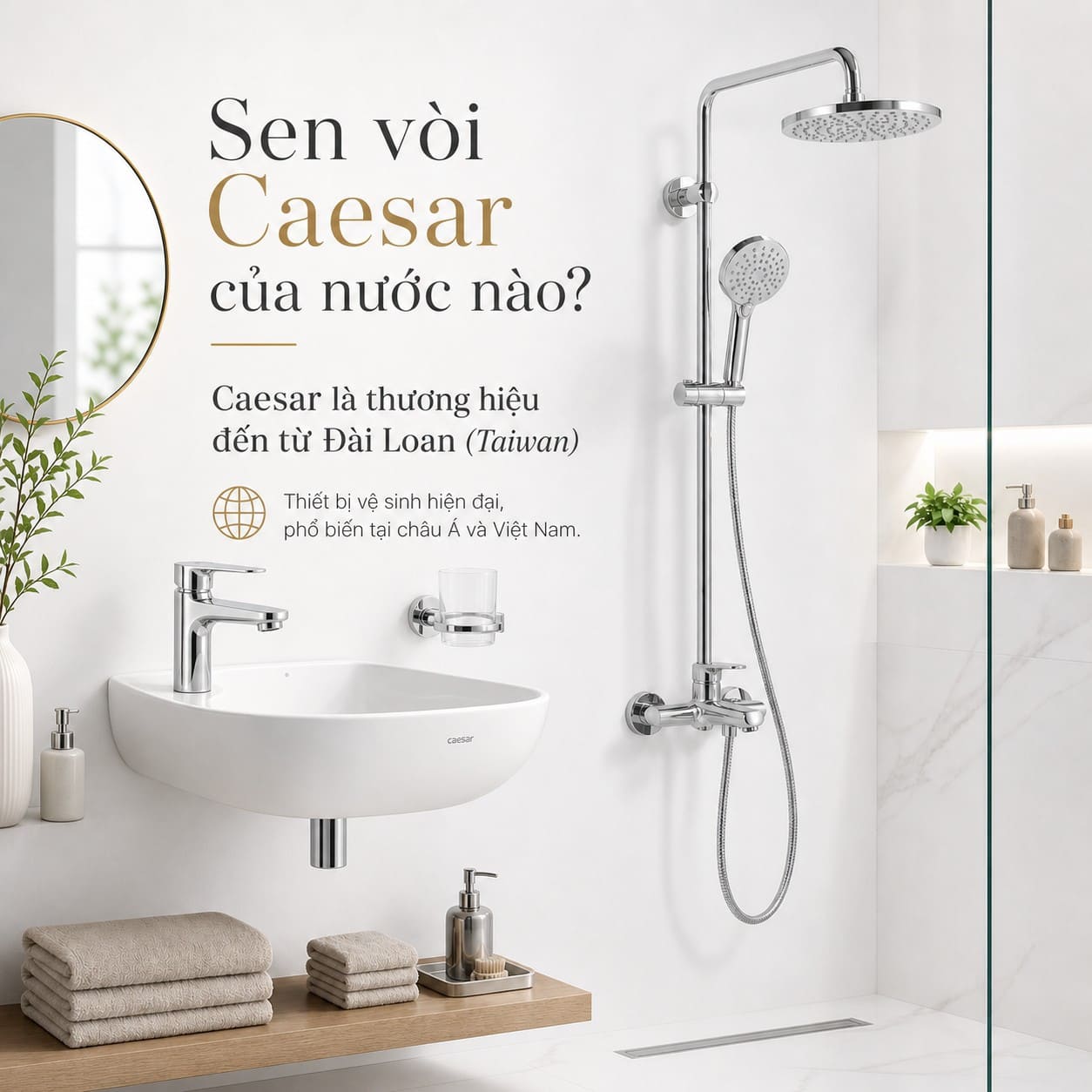 Sen vòi Caesar của nước nào?