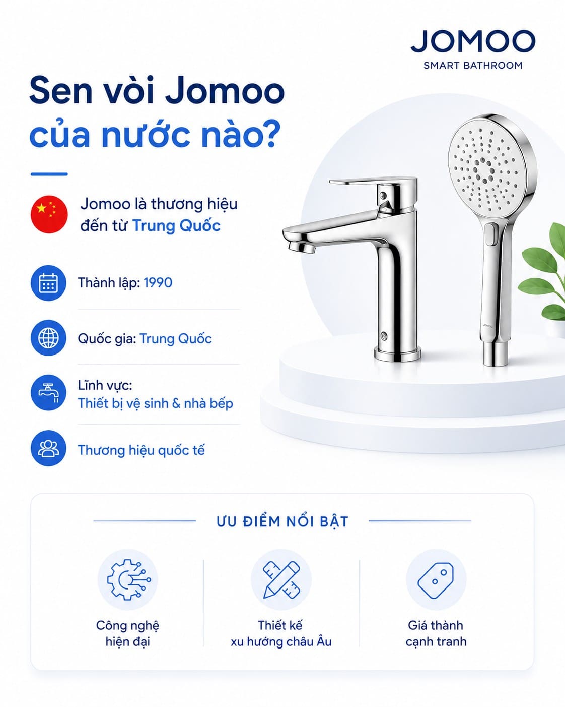 Sen vòi Jomoo của nước nào?