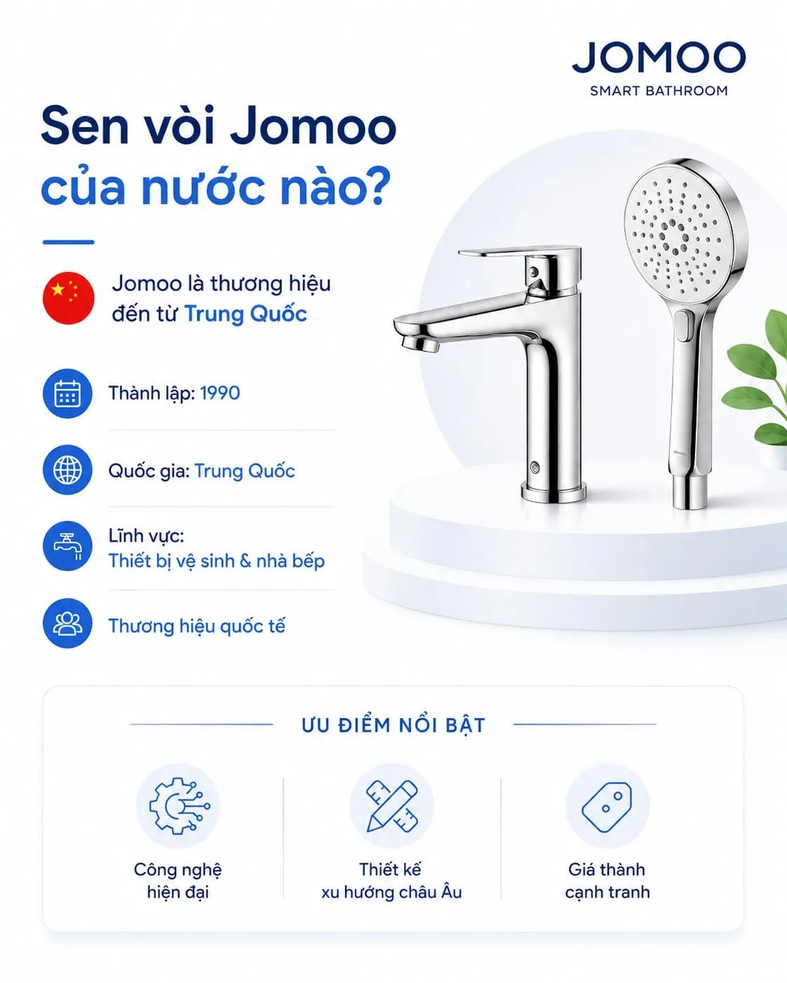 Sen vòi Jomoo của nước nào?