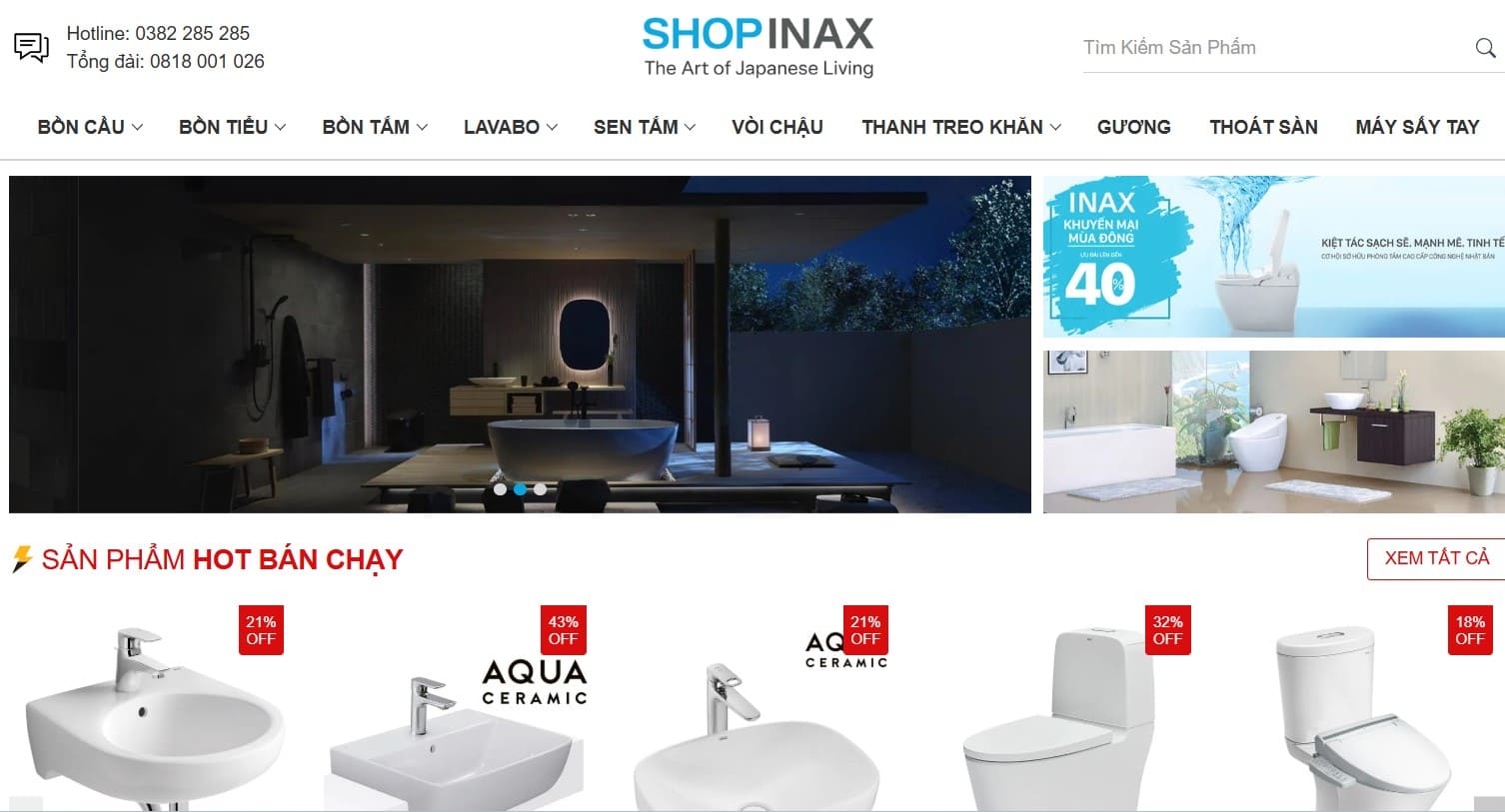 ShopInax hệ sinh thái Luxbath