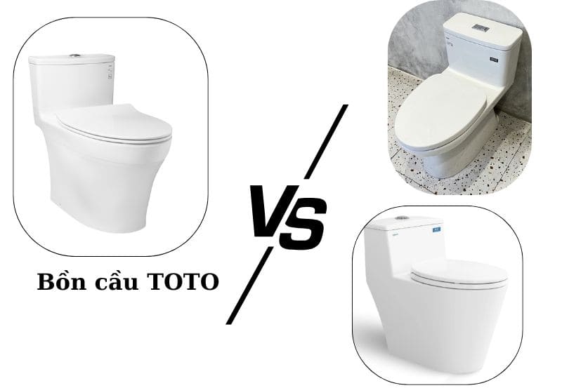 So sánh giá TOTO với thương hiệu khác