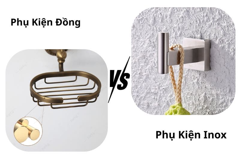 So Sánh Phụ Kiện Đồng Và Inox: Có Thực Sự Đắt?